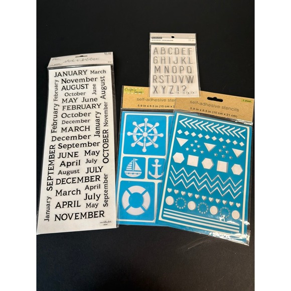 Scrap Booking Material Stickers Holiday Spring Snowman Fall Crafting Hobby Lot - Picture 11 of 12